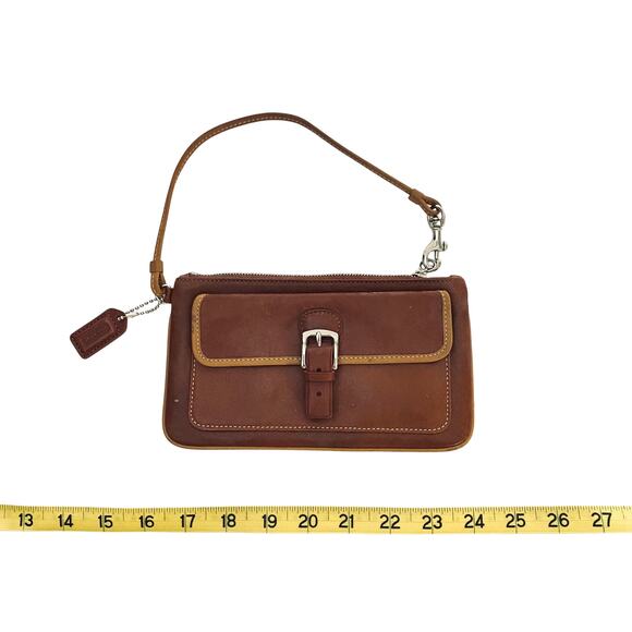 Coach Leather Buckle Wristlet - Picture 2 of 4